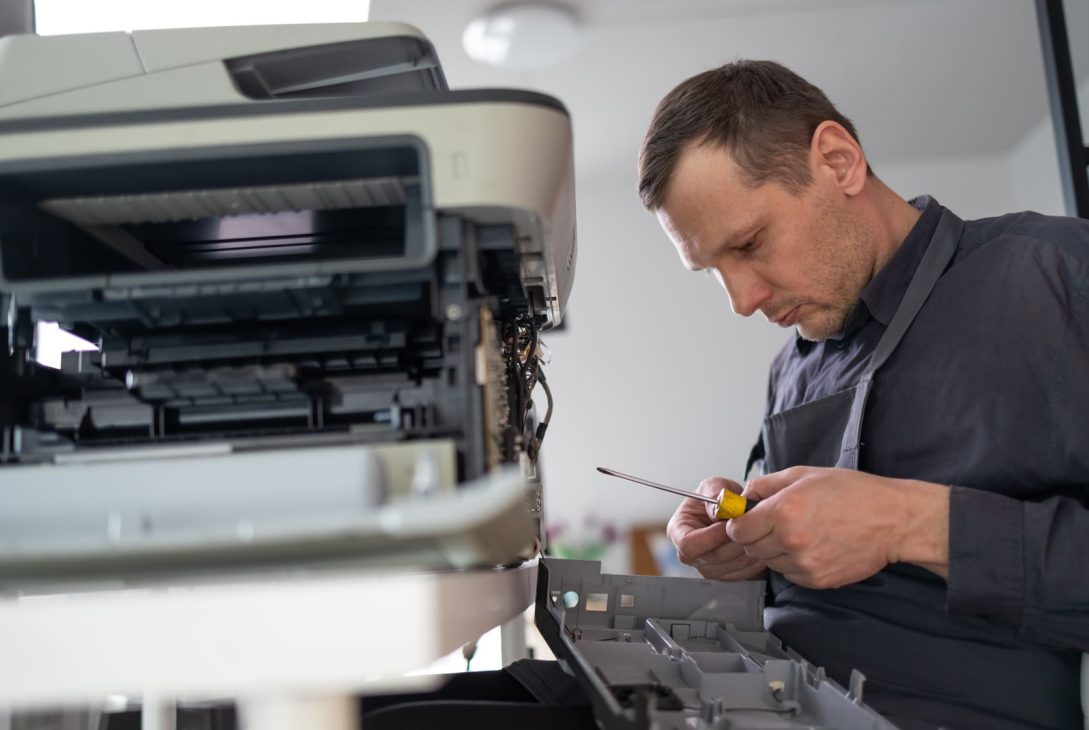 Cannon printer servicing from a professional