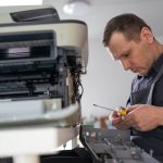 Cannon printer servicing from a professional