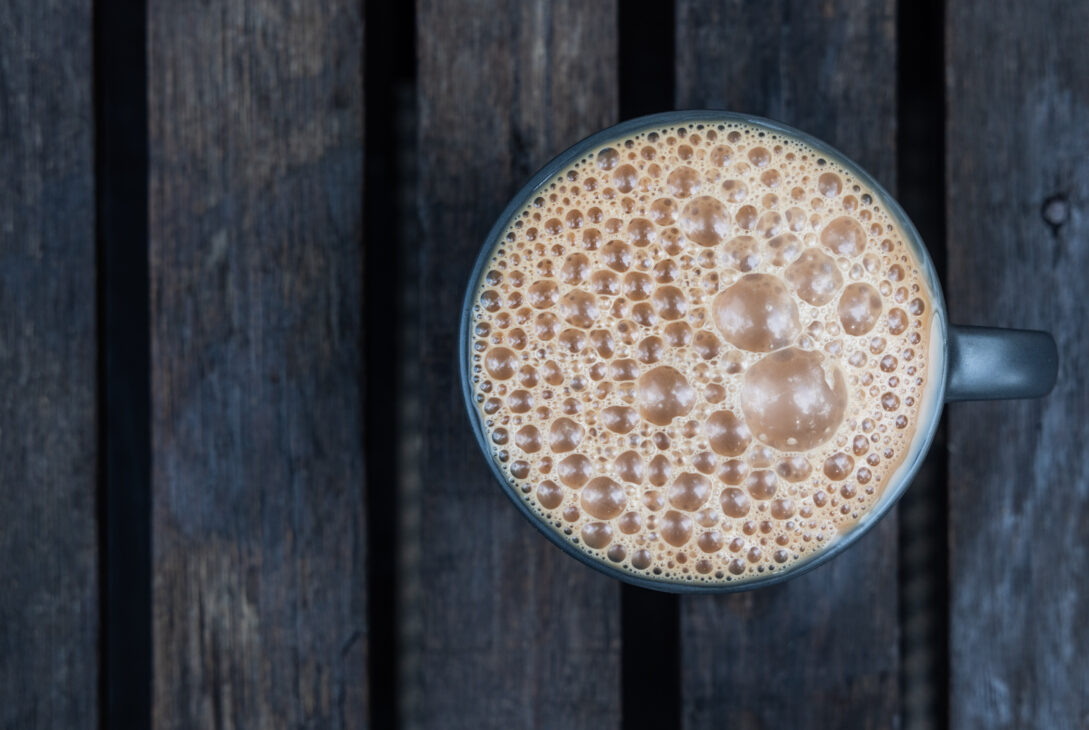 A cup of teh tarik in malaysia