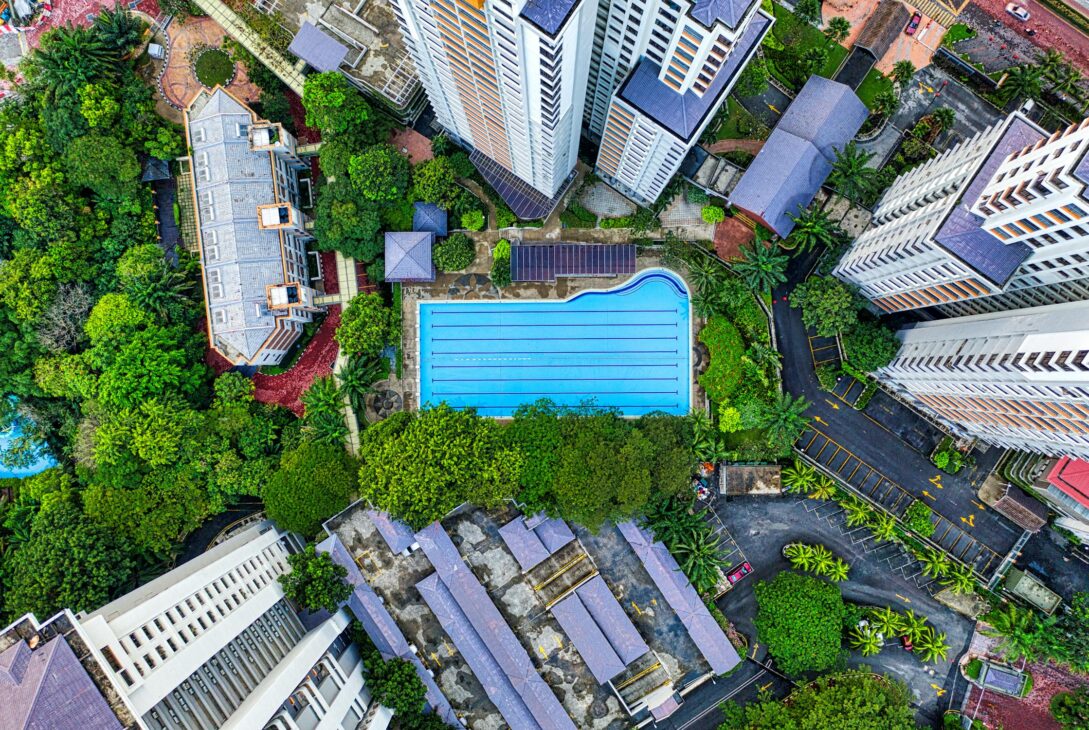 Aerial view of a Subang Jaya new project