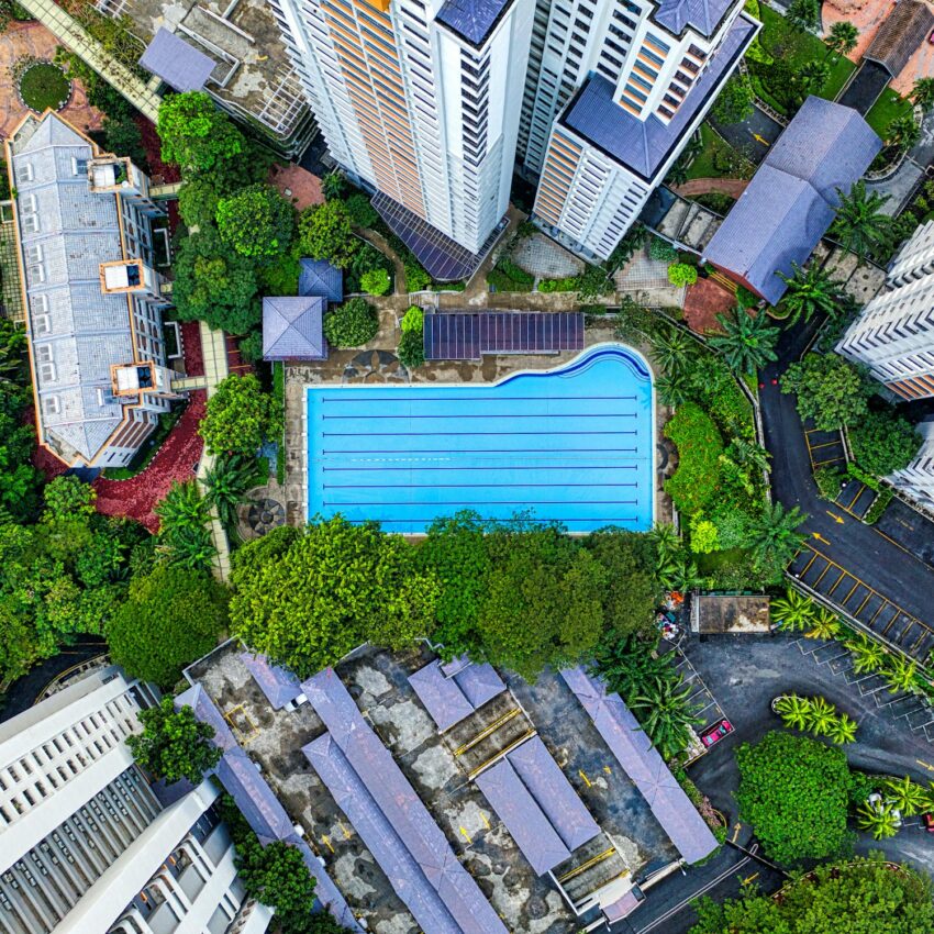 Aerial view of a Subang Jaya new project