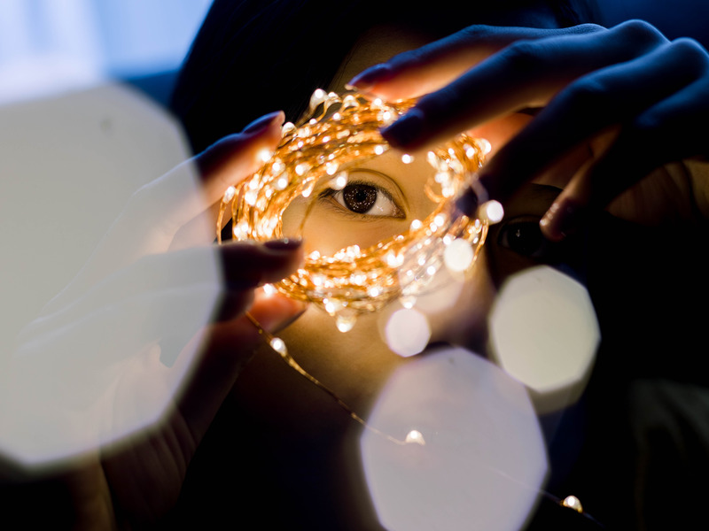 A person displaying a LED light in hand to highlight product details from a trusted LED strip light supplier. 