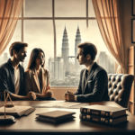 Couple meeting a lawyer for divorce legal support in Kuala Lumpur